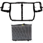 JC Whitney 2-Piece Kit Radiator, 3.5L, 6Cyl Includes(1) Radiator and (1) Radiator Support