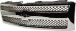 Replacement 5-Piece Kit, Grille Chrome, Includes (1) Bumper, (2) Bumper End, (1) Grille, and (1) Valance - Image 2