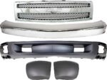 Replacement 5-Piece Kit Front Valance, Primed, includes Bumper, Bumper Ends and Grille