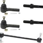 TrueDrive 8-Piece Kit Front, Driver and Passenger Side, Lower Control Arm Kit, Includes (2) Control Arm, (2) Sway Bar Link, and (4) Tie Rod End
