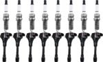 DriveWire 16-Piece Kit Ignition Coil, 8 Cylinder, 5.0/5.6 Liter Engine, Includes (8) Ignition Coil and (8) Spark Plug