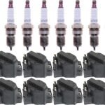 DriveWire 16-Piece Kit Ignition Coil, 8 Cylinder, 4.0/4.6 Liter Engine, Includes (8) Ignition Coil and (8) Spark Plug