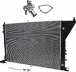 Replacement 2-Piece Kit Radiator, 4.0L Engine, Aluminum Core, Plastic Tank, includes Thermostat