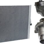 Replacement 3-Piece Kit Radiator, 4.8L Engine, Aluminum Core, Aluminum Tank, includes Coolant Reservoir and Thermostat