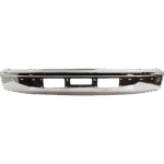 Replacement 5-Piece Kit, Front, Driver and Passenger Side Bumper, Chrome, Includes (1) Bumper, (2) Bumper Bracket, and (2) Bumper Trim - Image 2