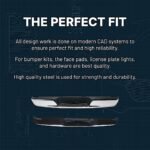 Replacement 7-Piece Kit, Step Bumper, For Models With Fender Flares, Chrome, Includes (4) Bumper Bracket, (2) Bumper End, and (1) Step Bumper - Image 12