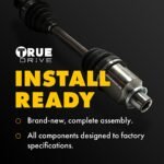 TrueDrive 8-Piece Kit Front, Driver and Passenger Side Axle Assembly, Four Wheel Drive, Includes Brake Discs, Brake Pad Sets, and Control Arms - Image 18