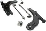TrueDrive 6-Piece Kit Front, Driver and Passenger Side, Lower Control Arms, Includes (2) Axle Assembly, (2) Brake Disc, (1) Brake Pad Set, and (1) Control Arm - Image 6