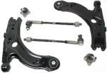 TrueDrive 6-Piece Kit Front, Driver and Passenger Side, Lower Control Arms, Includes (2) Axle Assembly, (2) Brake Disc, (1) Brake Pad Set, and (1) Control Arm - Image 8