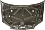 Replacement 6-Piece Kit Factory Style Hood, Coupe, Steel, Primed, Includes (1) Fender, (1) Fender Liner, (1) Hood, (2) Hood Hinge, and (1) Hood Molding - Image 3
