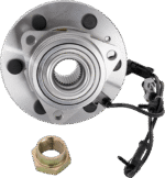 TrueDrive 15-Piece Kit Front, Driver and Passenger Side Axle Assembly, (2) Ball Joint, (2) Control Arm, (1) Idler Arm, (1) Pitman Arm, (2) Sway Bar Link, (4) Tie Rod End, and (2) Wheel Hub - Image 7