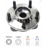 TrueDrive 16-Piece Kit Front, Driver and Passenger Side Fully Loaded Struts Includes Control Arms, Sway Bar Links, Tie Rod Ends, and Wheel Hubs, FWD - Image 15