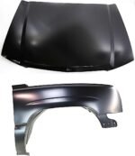 Replacement 2-Piece Kit, Front, Passenger Side Fender, Includes (1) Fender and (1) Hood