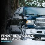 Replacement 2-Piece Kit, Front, Passenger Side Fender, Includes (1) Fender and (1) Hood - Image 12