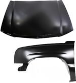 Replacement 2-Piece Kit, Front, Driver Side Fender, Includes (1) Fender and (1) Hood