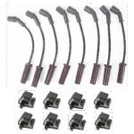 JC Whitney 16-Piece Kit Spark Plug Wire, includes Ignition Coil