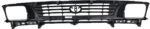 Replacement 6-Piece Kit, Front Bumper, Fleetside, RWD, Painted Black, Includes (1) Bumper, (1) Grille, (2) Headlight, and (2) Headlight Filler - Image 3