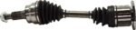 TrueDrive 7-Piece Kit Front, Driver and Passenger Side, Lower Control Arm with Axle Assemblies, Brake Discs, and Brake Pad Set, 6 Lugs - Image 2