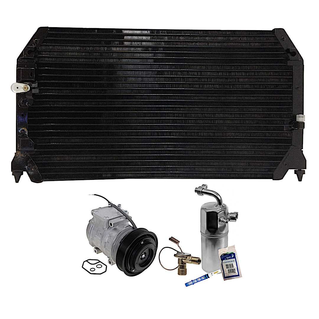 kit-061921-350_1.jpg DriveMotive 3-Piece Kit A/C Compressor, 6-Groove Pulley, includes A/C Condenser, and A/C Service Kit (A/C Expansion Valve, A/C Receiver Drier, and A/C O-Ring and Gasket Seal Kit) - Image 1