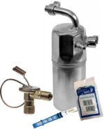 DriveMotive 3-Piece Kit A/C Compressor, 6-Groove Pulley, includes A/C Condenser, and A/C Service Kit (A/C Expansion Valve, A/C Expansion Valve, A/C O-Ring and Gasket Seal, and Drier Desiccant Element) - Image 12