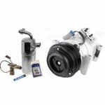 DriveMotive 2-Piece Kit A/C Compressor Kit Kit, Includes A/C Compressor and A/C Service Kit (A/C Accumulator, A/C Expansion Valve, A/C Orifice Tube, and A/C O-Ring and Gasket Seal Kit)