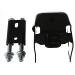 Replacement 3-Piece Kit, Front, Driver and Passenger Side Bumper, Powdercoated Black, Includes (1) Bumper and (2) Bumper Bracket - Image 8