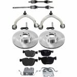 TrueDrive 10-Piece Kit Front Axle Assembly, AWD, Rear Arm to Knuckle, includes Brake Discs, Brake Pad Sets, and Control Arms