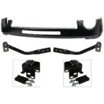 Replacement 5-Piece Kit Front, Driver and Passenger Side Bumper Bracket, (1) Bumper and (4) Bumper Bracket