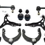 TrueDrive 10-Piece Kit Front, Driver and Passenger Side, Upper and Lower Control Arm, includes (2) Ball Joint, (4) Control Arm, and (4) Sway Bar Link
