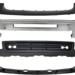 Replacement 4-Piece Kit, Front, Upper Primed Bumper Cover, Includes (1) Bumper, (1) Bumper Bracket, (1) Bumper Cover, and (1) Valance