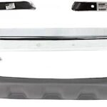 Replacement 4-Piece Kit, Front Bumper, Chrome, Includes (1) Bumper, (2) Bumper Bracket, and (1) Valance