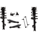 TrueDrive 8-Piece Kit Fully Loaded Struts with Ball Joints, Control Arms, and Sway Bar Links, All Wheel Drive