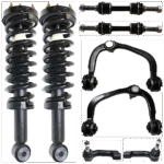 TrueDrive 8-Piece Kit Fully Loaded Struts Includes Control Arms, Sway Bar Links, and Tie Rod Ends