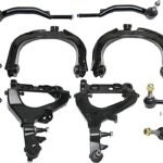 TrueDrive 10-Piece Kit Front, Driver and Passenger Side, Upper and Lower Control Arm with Ball Joints, Sway Bar Links, and Tie Rod Ends