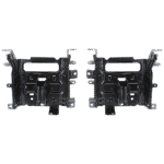 Replacement 6-Piece Kit, Front, Driver and Passenger Side, Upper and Lower Bumper, Chrome, Includes (1) Bumper, (4) Bumper Bracket, and (1) Bumper Cover - Image 4
