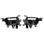 Replacement 3-Piece Kit, Front, Driver and Passenger Side Bumper, Chrome, Includes (1) Bumper and (4) Bumper Bracket - Image 11