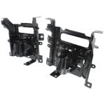 Replacement 3-Piece Kit, Front, Driver and Passenger Side Bumper, Chrome, Includes (1) Bumper and (4) Bumper Bracket - Image 9