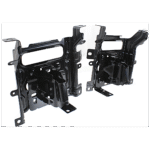 Replacement 3-Piece Kit, Front, Driver and Passenger Side Bumper, For Models With Two Piece Bumper Type, Painted Black, Includes (1) Bumper and (4) Bumper Bracket - Image 9