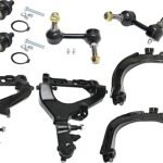 TrueDrive 8-Piece Kit Front, Driver and Passenger Side, Upper and Lower Control Arm with Ball Joints and Sway Bar Links