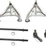 TrueDrive 6-Piece Kit Front, Driver and Passenger Side, Lower Control Arm, Includes nut(s), includes Tie Rod Ends