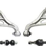 TrueDrive 4-Piece Kit Front, Driver and Passenger Side, Lower Control Arm Kit, Includes (2) Control Arm and (2) Sway Bar Link