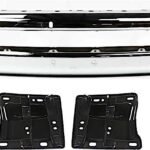 Replacement 3-Piece Kit, Front Bumper, Type 2, For Models Without Tow Hook, Chrome, Includes (1) Bumper and (2) Bumper Bracket