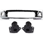 Replacement 3-Piece Kit, Front Bumper, Chrome, Includes (1) Bumper and (2) Bumper Bracket