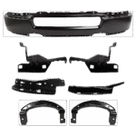Replacement 7-Piece Kit Front Bumper, Paint to Match, Includes (1) Bumper and (6) Bumper Bracket
