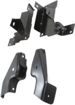Replacement 9-Piece Kit Front Bumper, Paint to Match, For Models with Tow Hook, includes (1) Bumper, (4) Bumper Bracket, (1) Bumper Cover, (2) Fog Light, and (1) Valance - Image 15