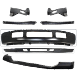 Replacement 6-Piece Kit, Front Bumper, For Models With Fender Flare Holes, Paint to Match, Includes (1) Bumper, (3) Bumper Bracket, (1) Bumper Cover, and (1) Valance