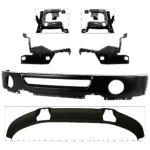 Replacement 6-Piece Kit, Front Bumper, Paint to Match, Includes (1) Bumper, (4) Bumper Bracket, and (1) Valance