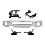 Replacement 5-Piece Kit, Front Bumper, Chrome, Includes (1) Bumper and (4) Bumper Bracket - Image 23