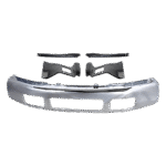 Replacement 5-Piece Kit, Front Bumper, Chrome, Includes (1) Bumper and (4) Bumper Bracket