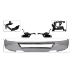Replacement 5-Piece Kit, Front Bumper, Chrome, Includes (1) Bumper and (4) Bumper Bracket - Image 23
